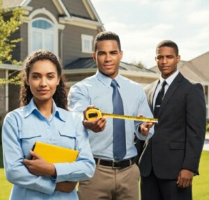 The team approach includes a Realtor, Home Inspector and a Lawyer.