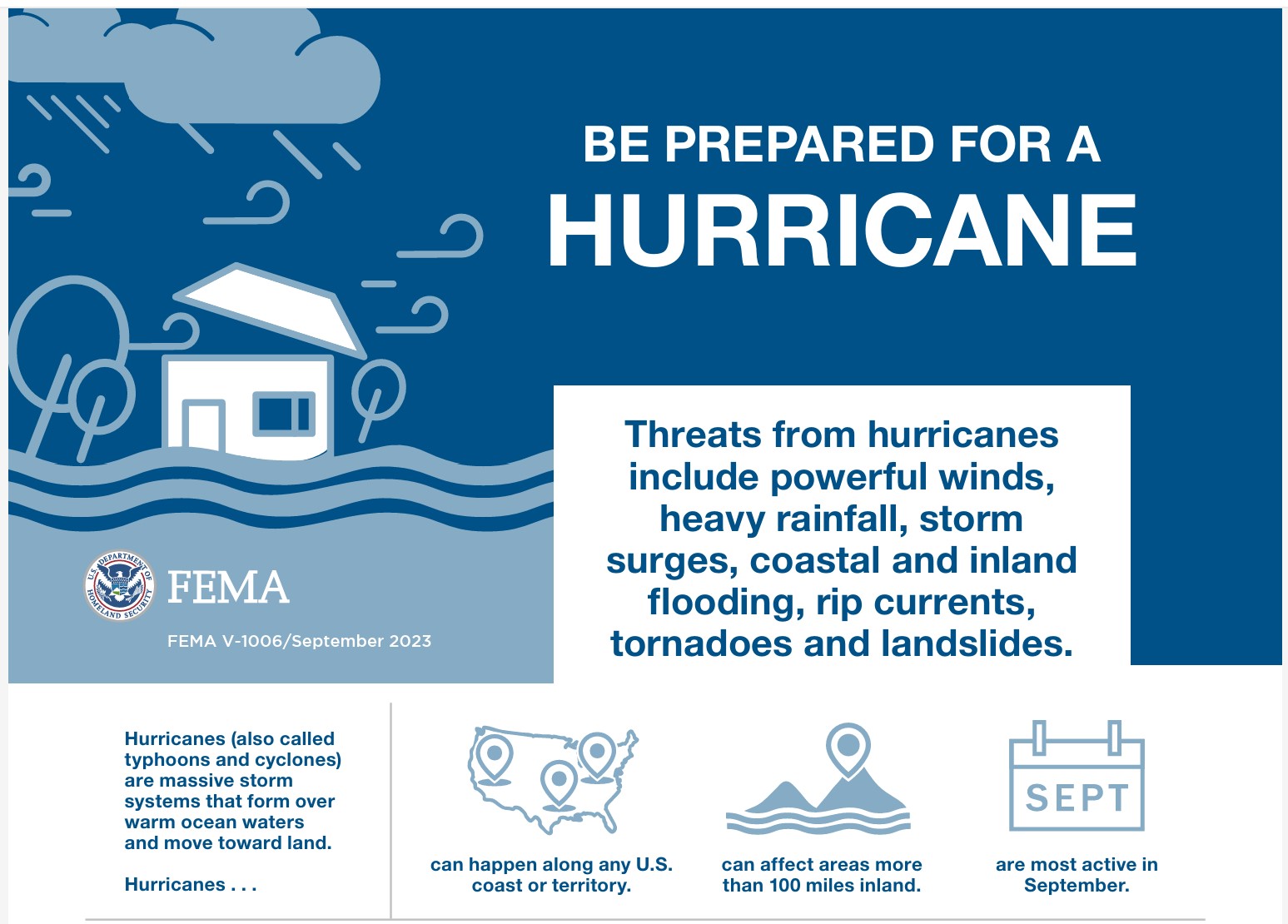 Floods are common and costly events. They can happen anywhere — not just in areas near bodies of water.